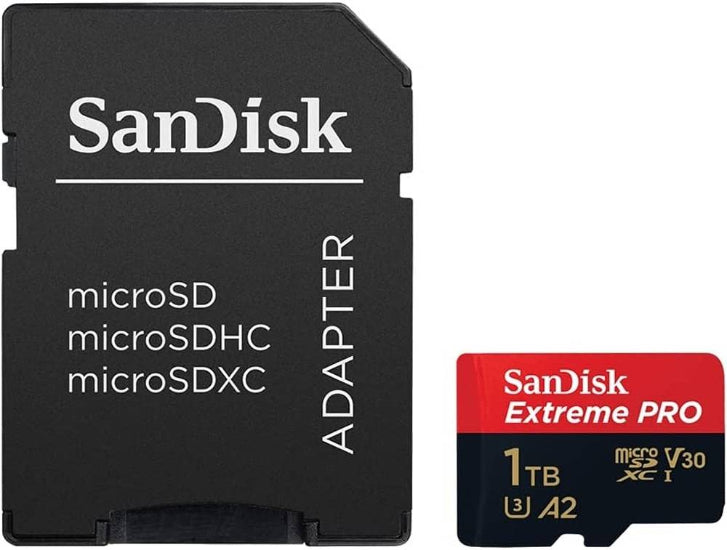 SanDisk Extreme PRO microSDXC UHS-I Card With Adapter SanDisk Extreme PRO microSDXC UHS-I Card With Adapter